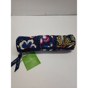 NWT VERA BRADLEY On A Roll Pencils, Pens, Mini Cosmetic RETIRED, African Violet